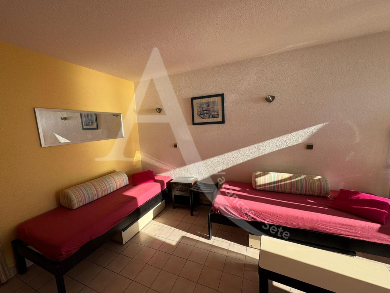 Studio 4 Pers, Pkg, 1Ere Ligne Mer, Piscine, Tennis Sète Exterior foto